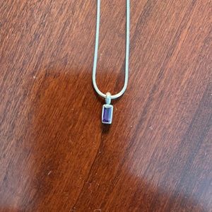 Woman’s sterling silver necklace